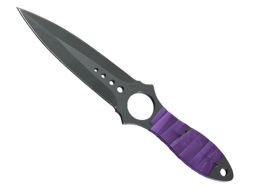 ★ StatTrak™ Skeleton Knife | Ultraviolet (Well-Worn)