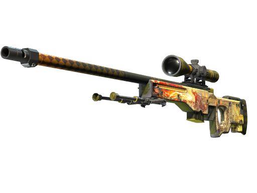 AWP | Dragon Lore (Well-Worn)